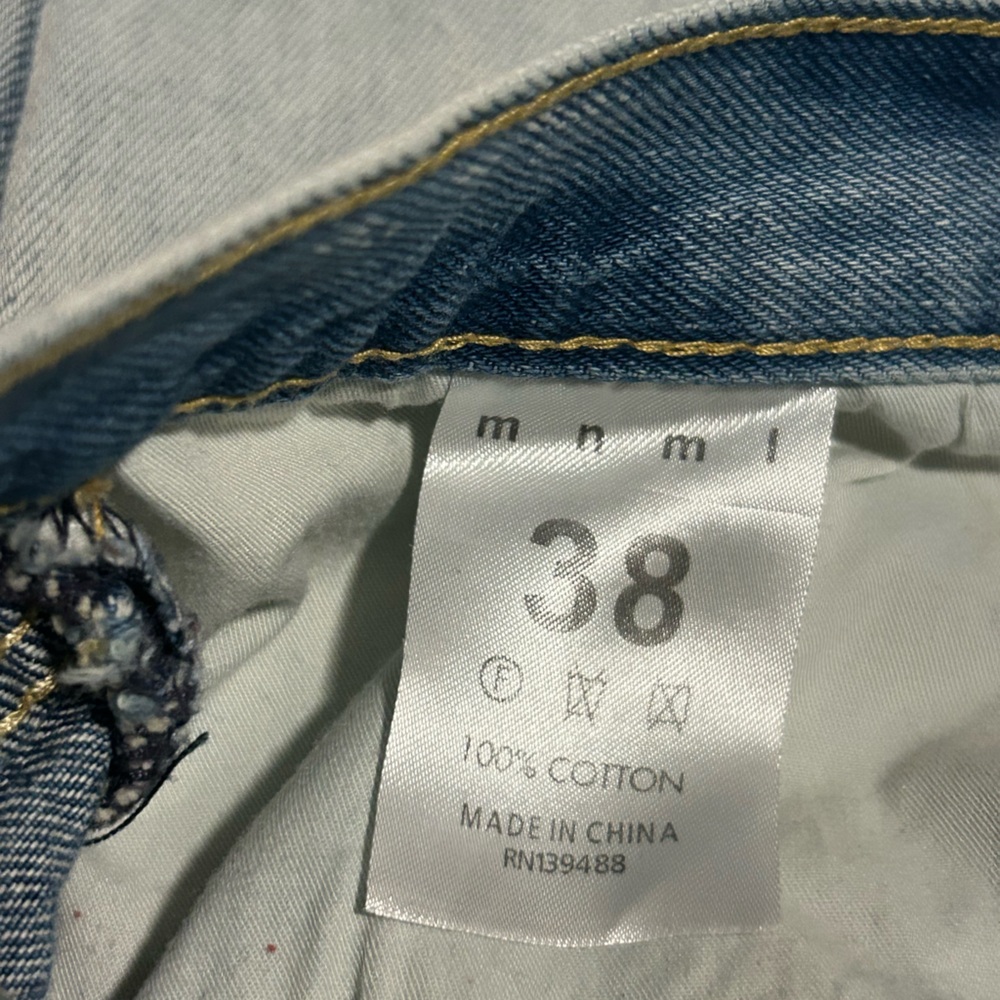 Mnml Patchwork Distressed Jeans - image 7